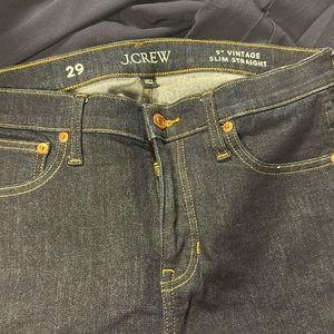 J. Crew 9” vintage slim straight jeans